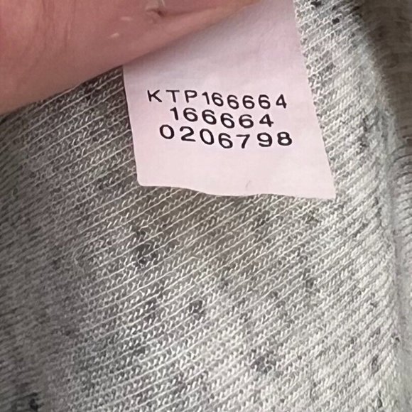 J. Jill Button Front Top Twist Long Sleeve Collared Supima Cotton Womens 3X Gray - Picture 12 of 12